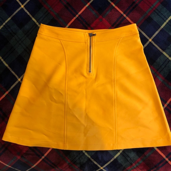 Dresses & Skirts - Marigold yellow miniskirt